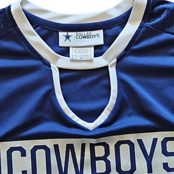 Dallas Cowboys NFL T-shirt Football Jersey Short Sleeves Womens S NWOT - Picture 3 of 4